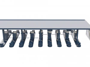 highway toll booth 3D Model