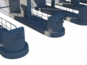 highway toll booth 3D मॉडल