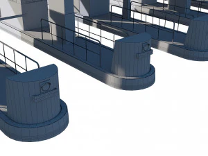 highway toll booth 3D Model