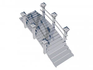 wooden garden bridge 3D Model
