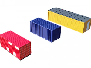 oil refinery asset pack 3D Model