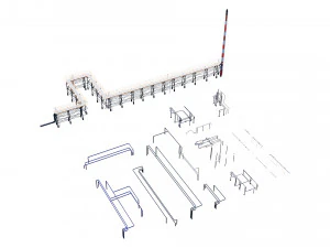 oil refinery asset pack 3D Model