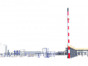oil refinery asset pack 3D Модель