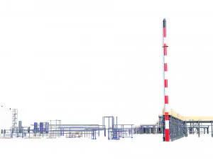 oil refinery asset pack 3D Model