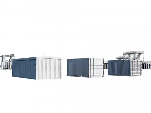oil refinery asset pack 3D Model