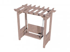 arbor with swing 3D Model