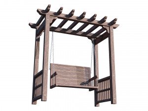 arbor with swing Modelo 3D
