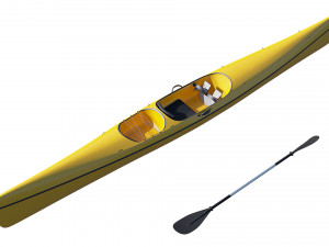 kayak 3D Model