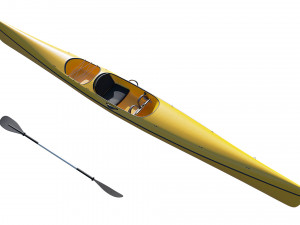 kayak 3D Model