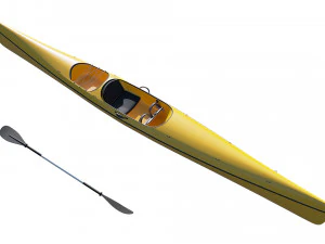 kayak 3D Model