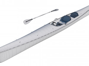 kayak 3D Model