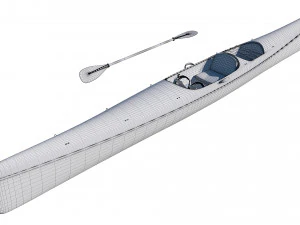kayak 3D Model