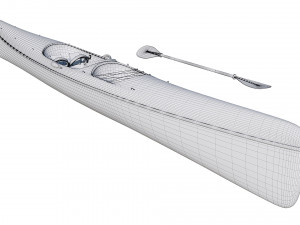 kayak 3D Model