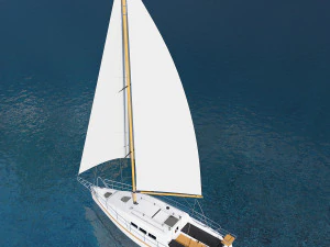 セーリングヨット 3Dモデル