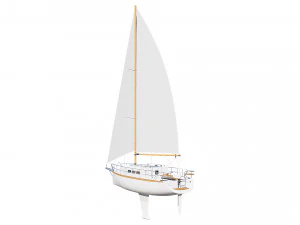 sailing yacht 3D Model