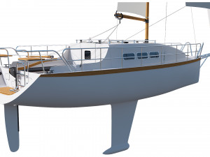 sailing yacht 3D Model