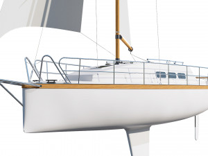 sailing yacht 3D Model