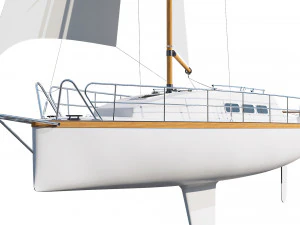 sailing yacht 3D Model