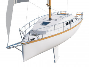sailing yacht 3D Model