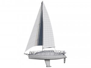 sailing yacht 3D Model