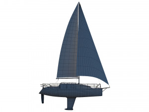 sailing yacht 3D Model
