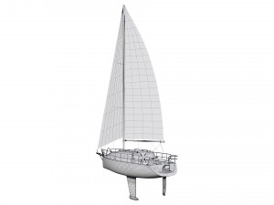 sailing yacht 3D Model