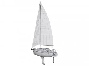 sailing yacht 3D Model