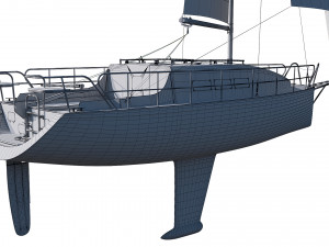 sailing yacht 3D Model