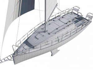 sailing yacht 3D Model