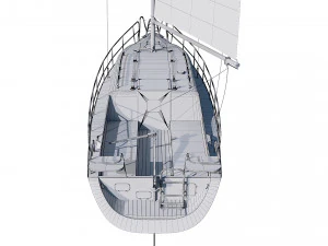 sailing yacht 3D Model