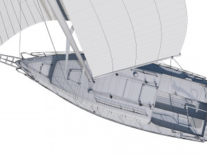 sailing yacht 3D Model