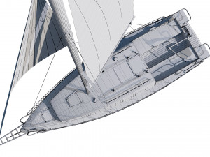sailing yacht 3D Model