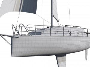 sailing yacht 3D Model