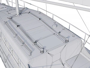 sailing yacht 3D Model