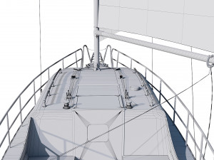 sailing yacht 3D Model