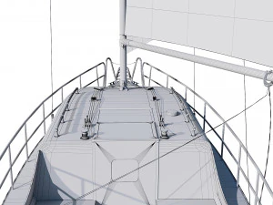 sailing yacht 3D Model
