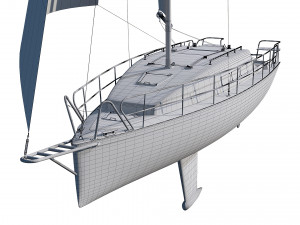 sailing yacht 3D Model