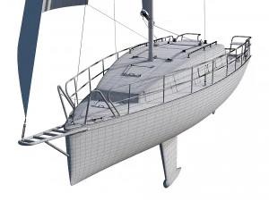 sailing yacht 3D Model