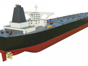 oil tanker ships collection 3D Model