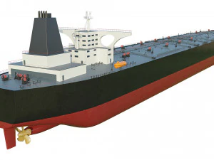 oil tanker ships collection 3D Model