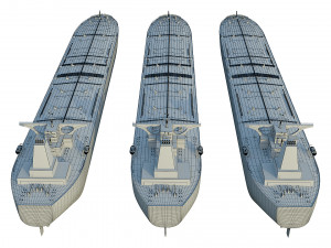 oil tanker ships collection 3D Model