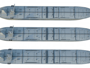oil tanker ships collection 3D Model