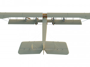 wwi bomber aircraft sikorsky ilya muromets 3D Model