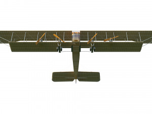 wwi bomber aircraft sikorsky ilya muromets 3D Model