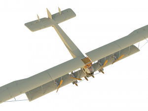wwi bomber aircraft sikorsky ilya muromets 3D Model