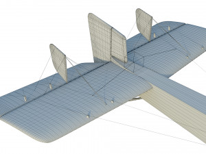 wwi bomber aircraft sikorsky ilya muromets 3D Model