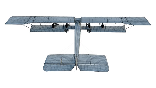 wwi bomber aircraft sikorsky ilya muromets 3D Model in Bomber 3DExport