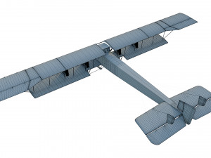 wwi bomber aircraft sikorsky ilya muromets 3D Model
