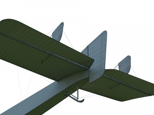 wwi bomber aircraft sikorsky ilya muromets 3D Model