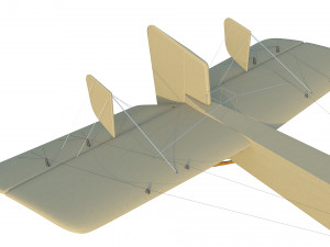 wwi bomber aircraft sikorsky ilya muromets 3D Model